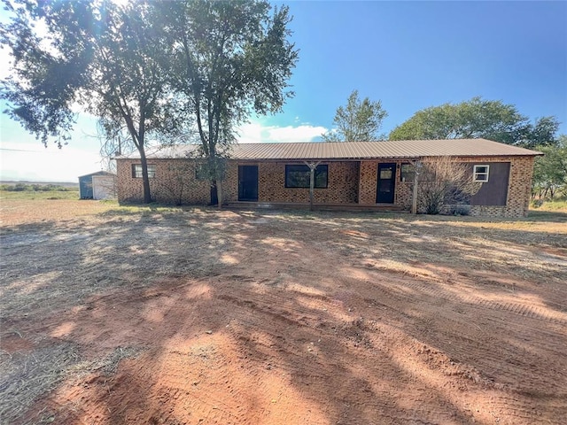 view of ranch-style house