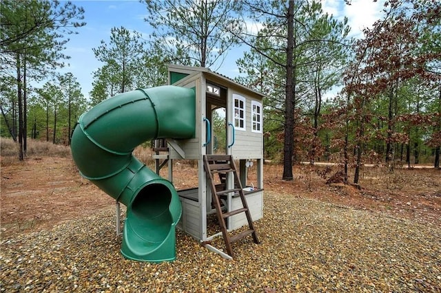 view of jungle gym