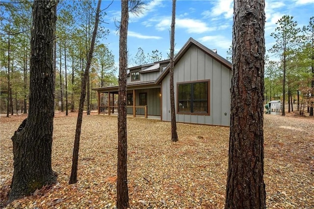 view of back of property