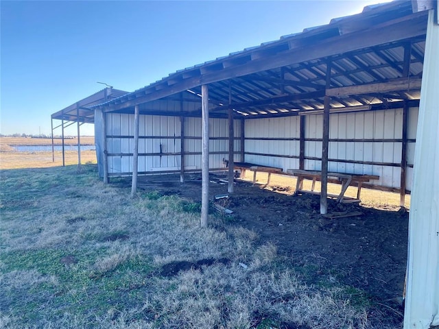 view of stable