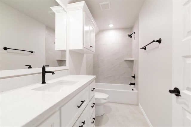 14001 Birch Ln, Edmond, OK 73049 - full bath with vanity and bathing tub / shower combination