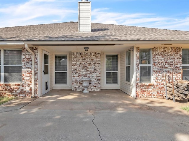 view of rear view of property