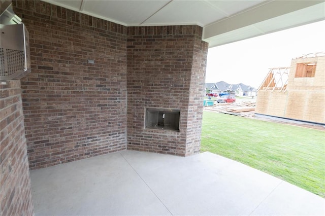9201 Lupine Rd, Yukon, OK 73099 - view of patio / terrace featuring a residential view