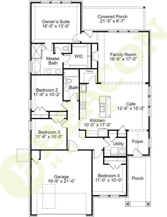 2216 Los Angeles Ave, Edmond, OK 73034 - property floor plan