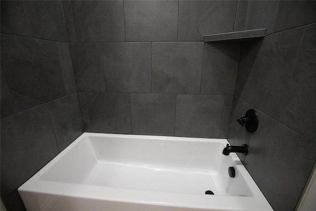 9317 Cheek Ranch Rd, Yukon, OK 73099 - bathroom with walk in shower and a tub
