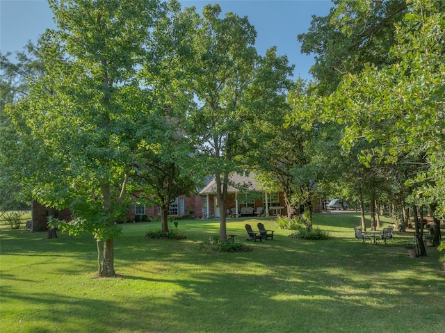 surrounding community featuring a yard