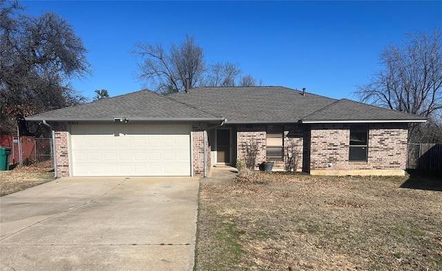 ranch-style house with a garage