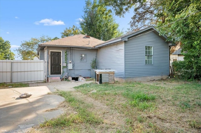 view of rear view of house