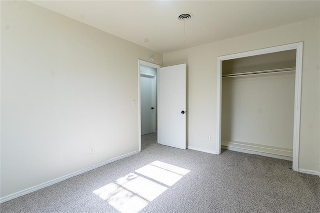3201 Longridge Rd, Del City, OK 73115 - unfurnished bedroom featuring carpet floors and a closet