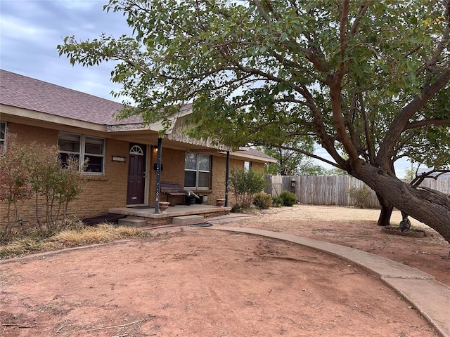 view of front of house