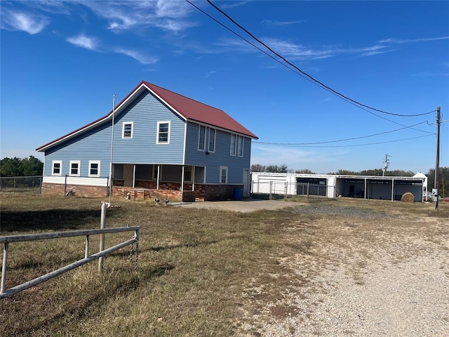 view of side of home