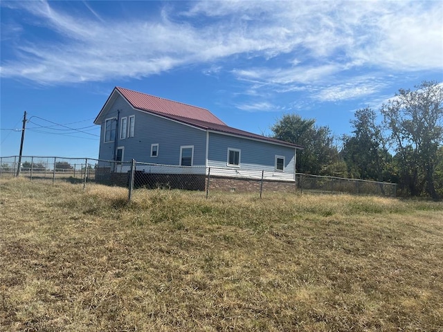 view of side of property