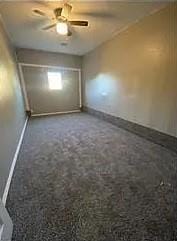 9816 NE 5th St, Midwest City, OK 73130 - unfurnished room featuring baseboards and ceiling fan