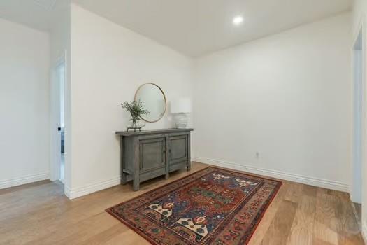 interior space featuring light hardwood / wood-style flooring