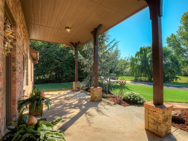 view of patio