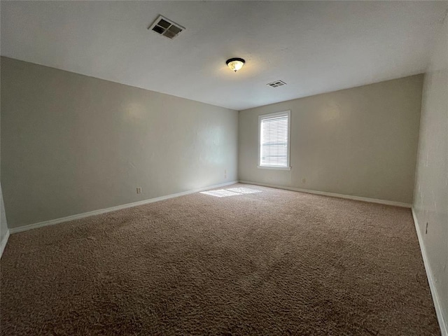 empty room with carpet floors