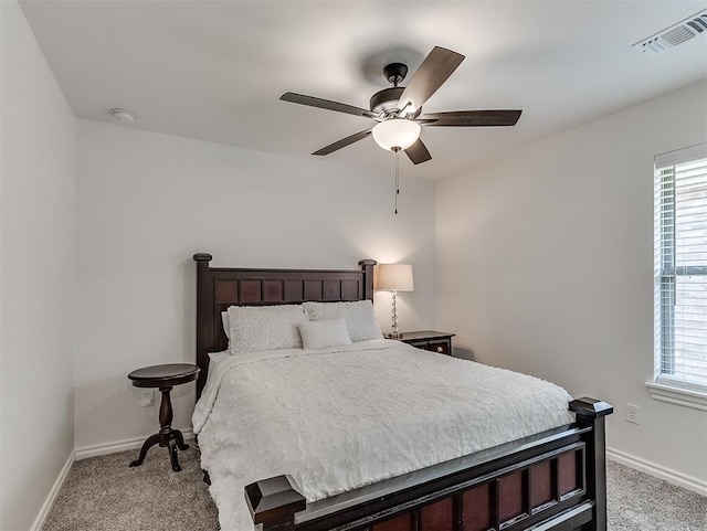 1718 Zayden Ln, Norman, OK 73072 - carpeted bedroom featuring ceiling fan