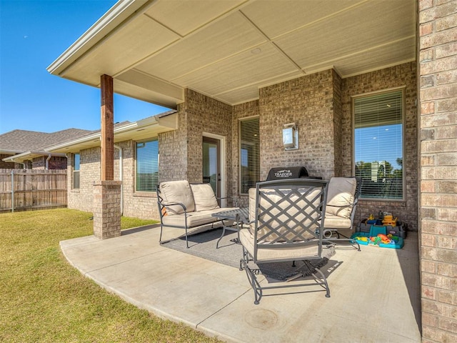 1718 Zayden Ln, Norman, OK 73072 - view of patio / terrace