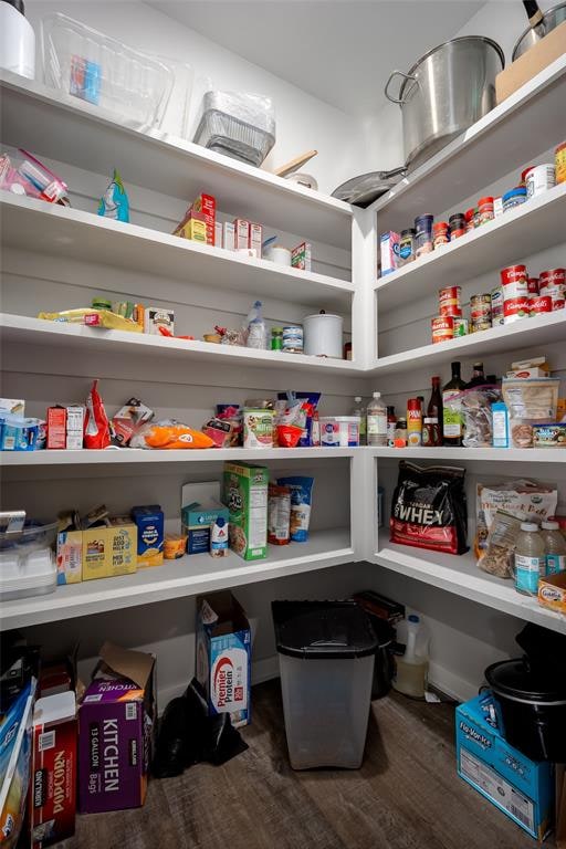 view of pantry