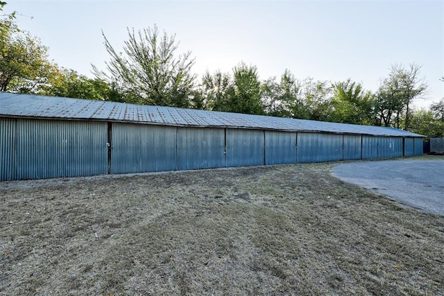 view of outbuilding