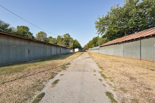 view of road