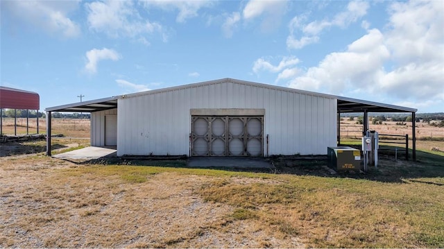 view of outbuilding