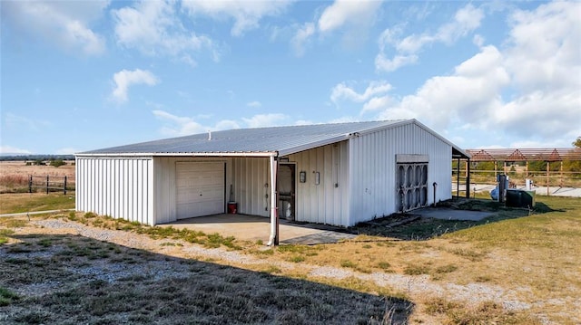 view of outbuilding