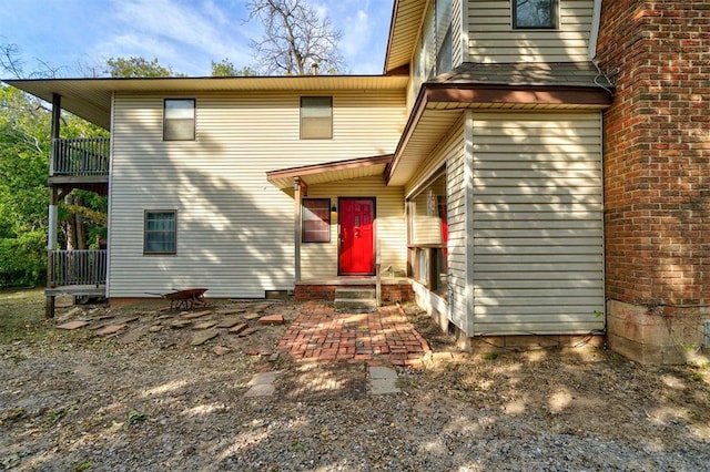 view of rear view of house