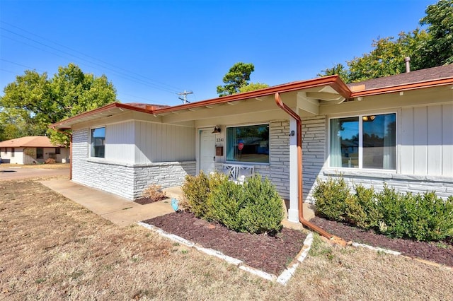 view of ranch-style house