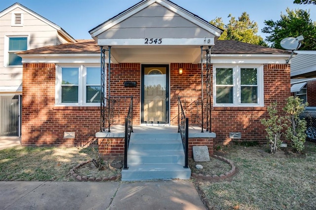 bungalow-style home featuring a porch