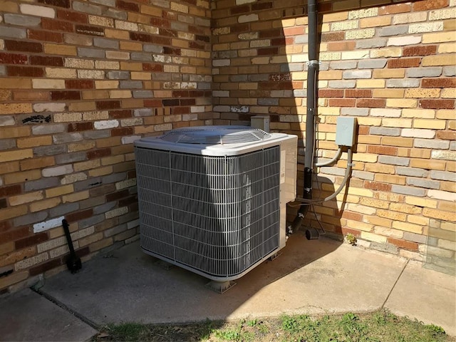 exterior details featuring central AC unit