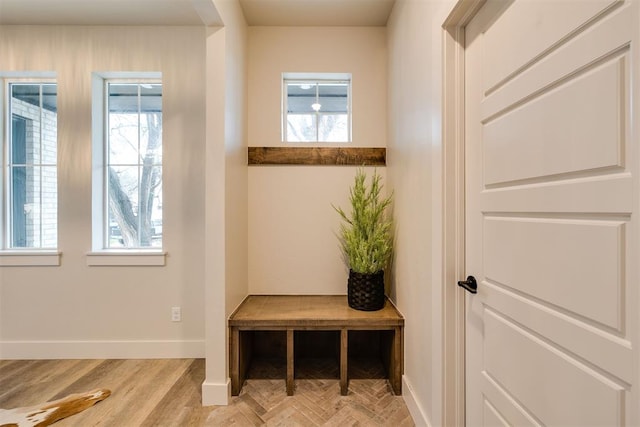 interior space featuring light hardwood / wood-style flooring