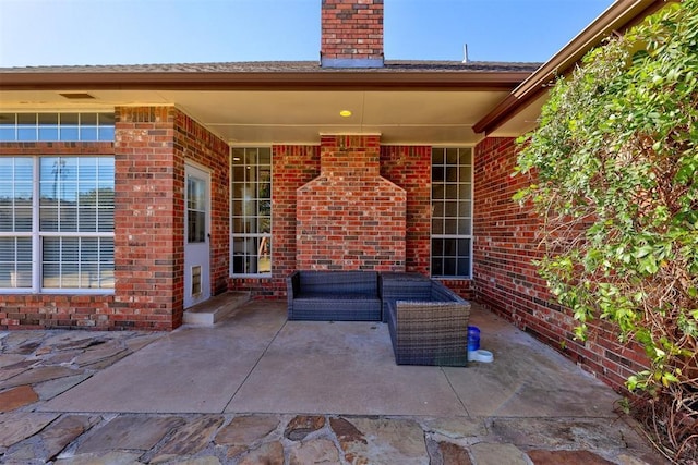 view of patio / terrace with an outdoor hangout area