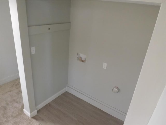 washroom featuring light wood-type flooring