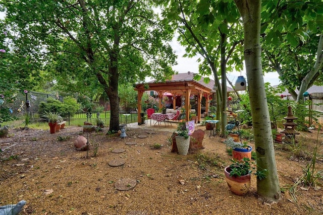 view of yard featuring a patio area