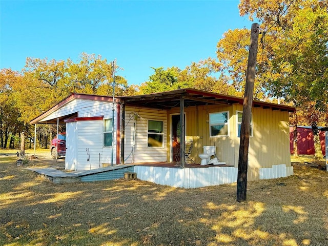 view of rear view of house