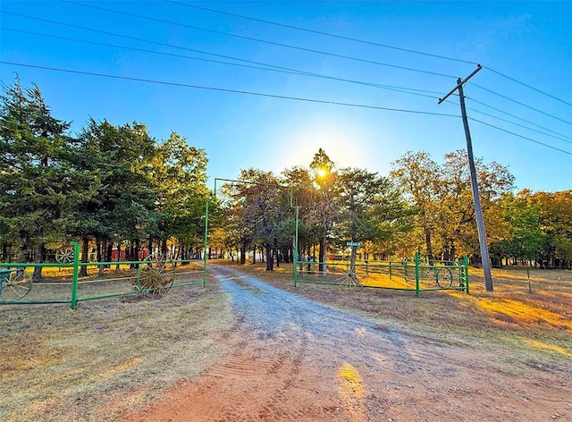 view of play area