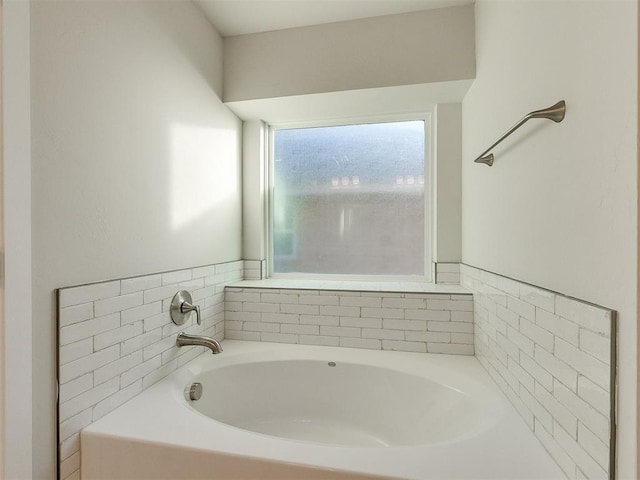 bathroom featuring a bathtub