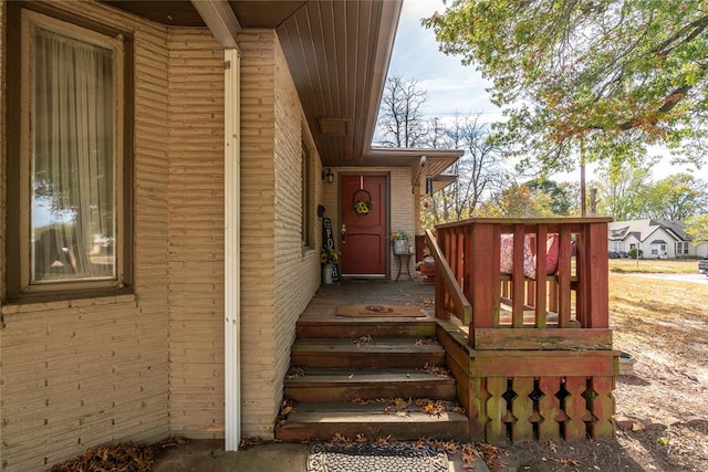 view of entrance to property