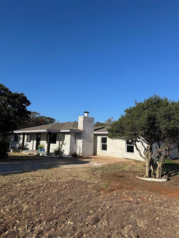 view of rear view of property