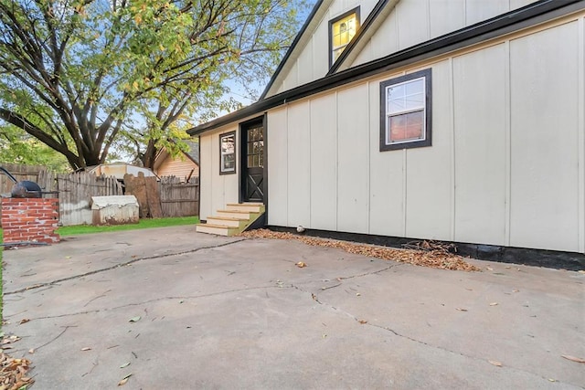 exterior space featuring a patio area