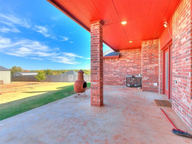 view of patio