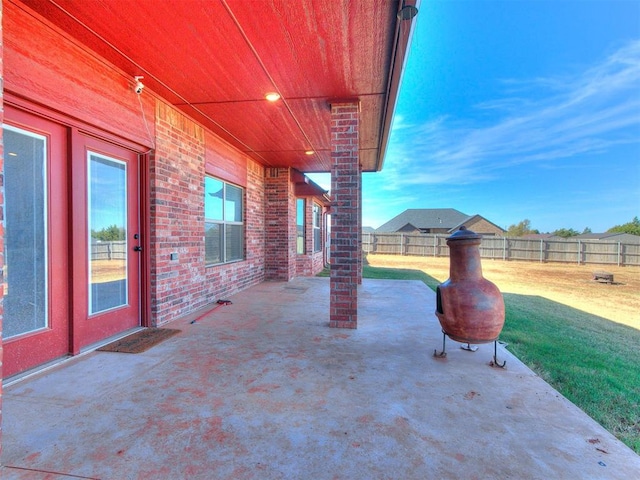 view of patio