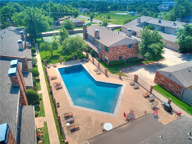 view of pool