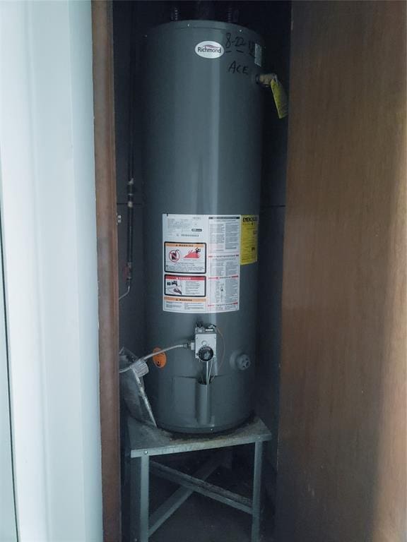 utilities with gas water heater