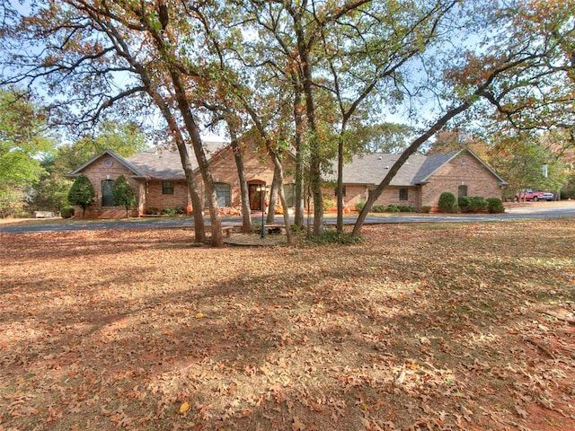 view of ranch-style home