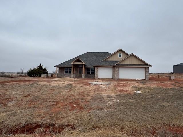 view of front of house featuring an attached garage