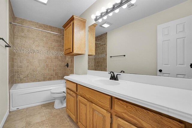 516 S Quail Run, Altus, OK 73521 - full bathroom with vanity and tub / shower combination