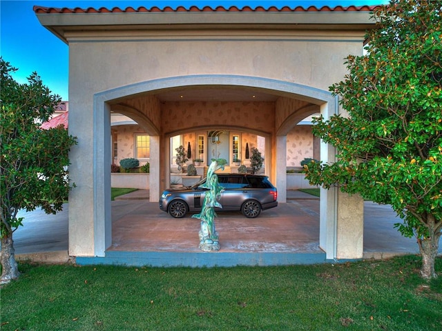 view of patio