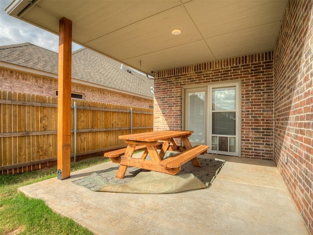 view of patio